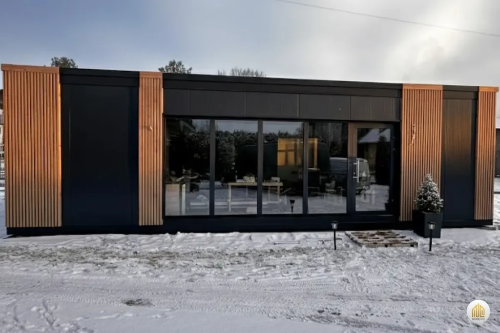 Całoroczny kontener mieszkalny 7x3m, gotowy dom modułowy pod klucz