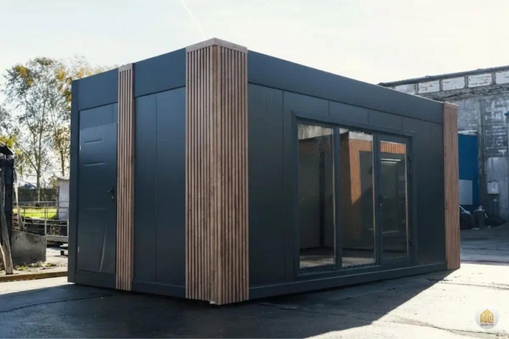 Specjalistyczny kontener pod automaty vendingowe mobilny punkt handlowy