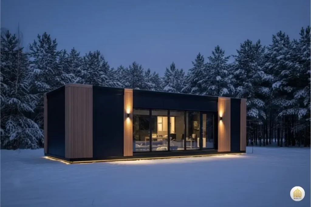 Całoroczny kontener mieszkalny – nowoczesny dom modułowy od ręki