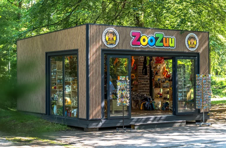 Ile kosztuje kontener biurowy – nowoczesny kontener biurowy MODUVO, widok z zewnątrz